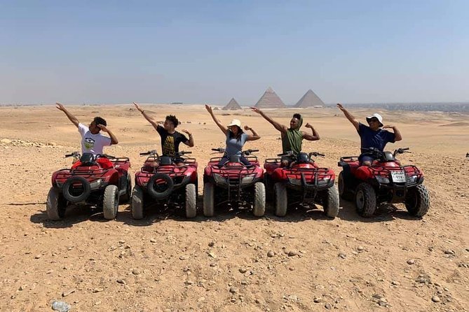 Top rated ATV quad bike at the Desert of Giza Pyramids - Why the private format is useful