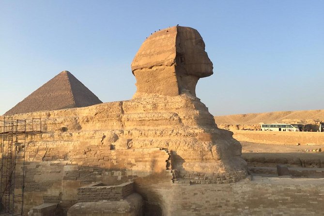 Tour to Cairo from Hurghada - Facing the three pyramids at Giza