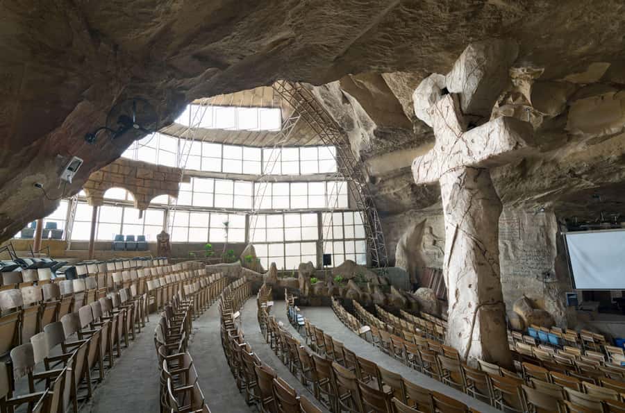 Tour To Cave Church of Saint Simon and Old Cairo churches - What Garbage City adds to the experience