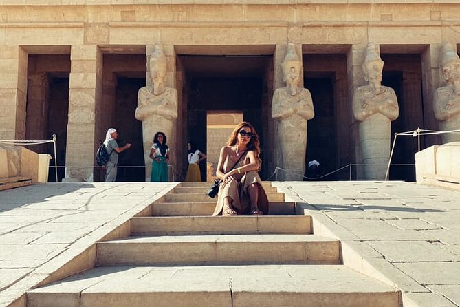 Tour to Luxor from Hurghada - Colossi of Memnon: a brief final stop