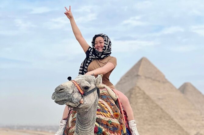 Tour to the Great Pyramids City, Panoramic View, Sphinx and Camel - Lunch, camel time, and possible shopping