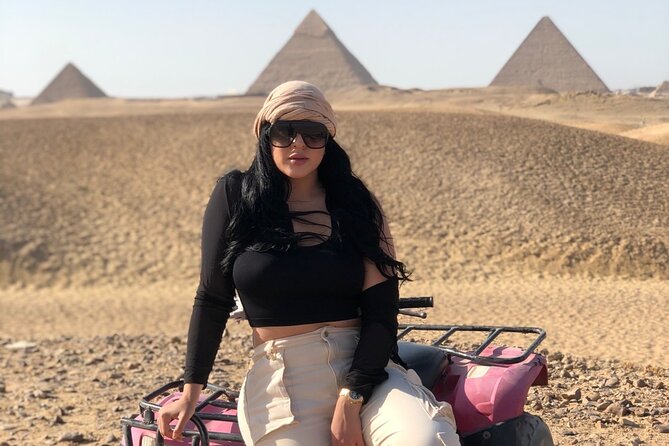 VIP Giza Pyramids,Sphinx,ATV bike,CamelRide,Shopping&DinnerCruise - The 60-minute ATV ride