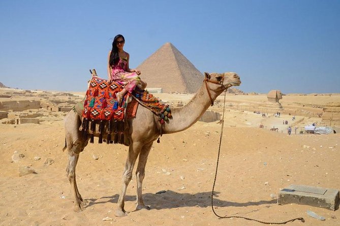VIP Giza Pyramids,Sphinx, Camel ride, lunch & inside 3rd pyramid - Camel riding, lunch, and the package details to verify