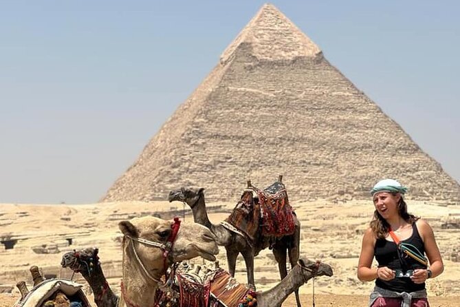 VIP Giza Pyramids, Sphinx, Lunch,Camel Ride & inside 3rd pyramid - A low-cost private start from Cairo