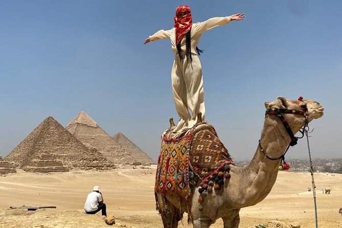 VIP Giza Pyramids, Sphinx, Lunch,Camel Ride & inside 3rd pyramid - The Great Pyramid of Khufu