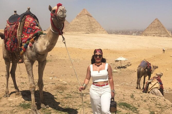 VIP Private Day Tour Giza Pyramids, Memphis and Sakkara Pyramids - The Great Pyramid of Khufu, the day’s essential monument