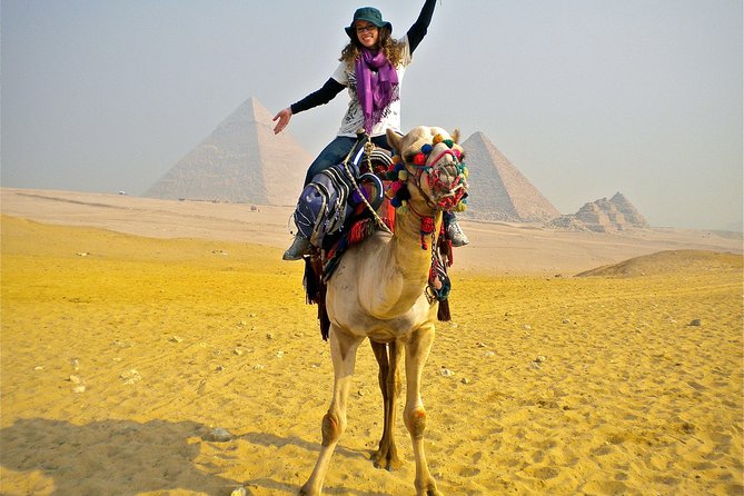 VIP Private Tour Giza Pyramids Sphinx ,Camel,Inside Pyramid - Hotel pickup and the value of a private vehicle