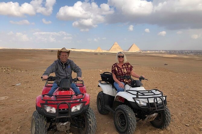 VIP Private Tour Giza Pyramids ,Sphinx , Quad Ride, Camel Ride - Seeing the Great Pyramid and the other monuments