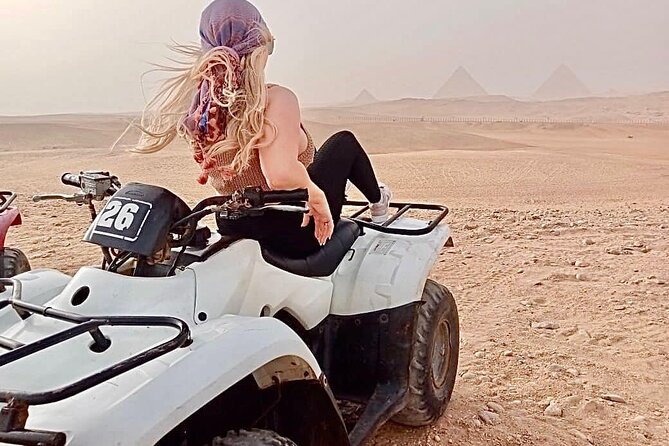 VIP Private Tour Giza Pyramids ,Sphinx , Quad Ride, Camel Ride - Transport, timing, and hotel pickup