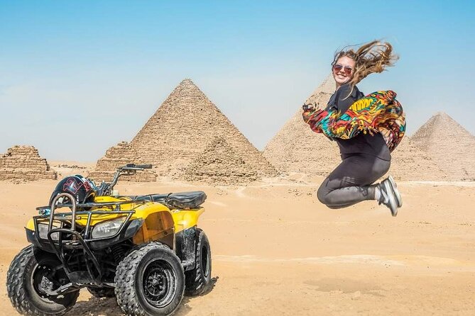 VIP Private Tour Giza Pyramids ,Sphinx , Quad Ride, Camel Ride - The panorama viewpoint and photo time