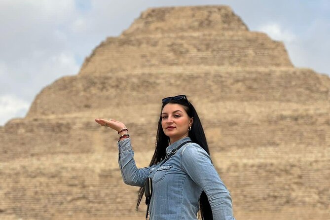 VIP Pyramid Teti , Sakkara Pyramids King Zoser & Memphis old City - Memphis and the Alabaster Sphinx