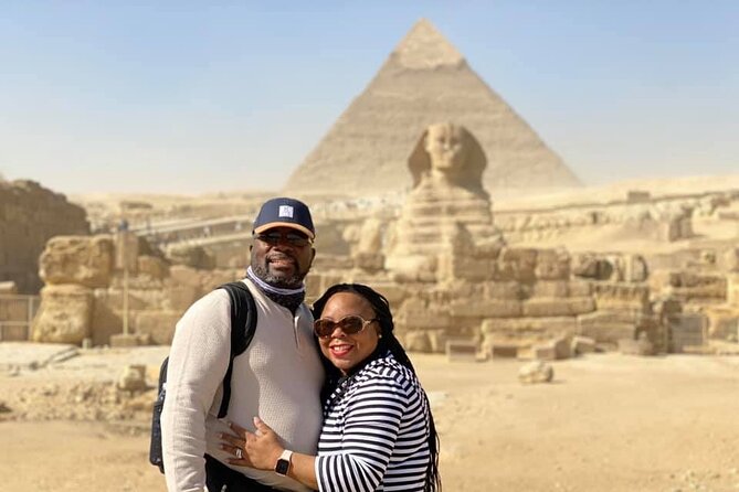 VIP tour to Giza pyramids, Sphinx, Camel ride, lunch, GEM museum - The private guide makes the biggest difference