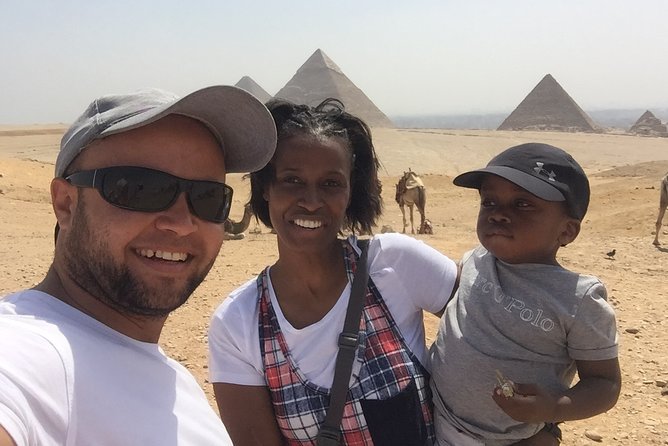 VIP tour to Giza pyramids, Sphinx, Camel ride, lunch, GEM museum - The camel ride across the desert
