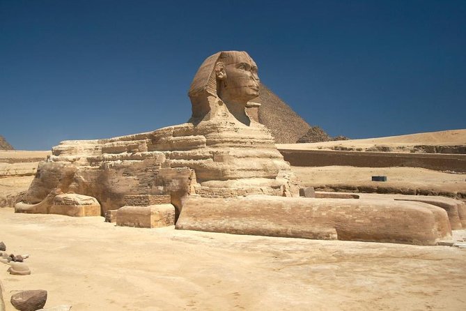 visit the pyramids of Giza + the necropolis of Saqqara + the Memphis site. - Transport, lunch, and the true cost