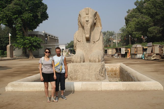 visit the pyramids of Giza + the necropolis of Saqqara + the Memphis site. - Who should choose this experience
