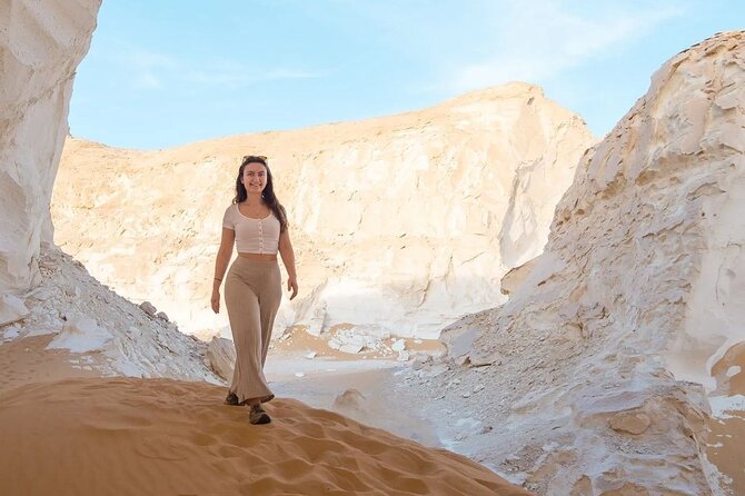 White & Black desert camping tour 2 Days 1 night From Cairo - Agabat Valley and the route into emptiness