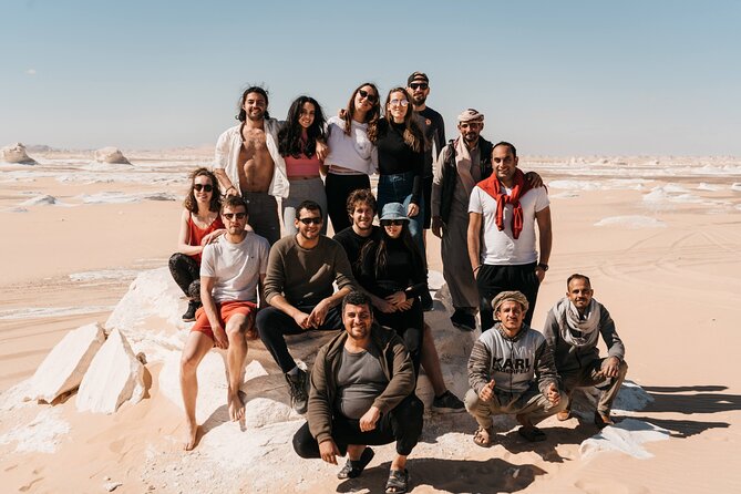 White Desert Overnight Camping Sharing Tour in Egypt - Crystal Mountain and the start of the White Desert