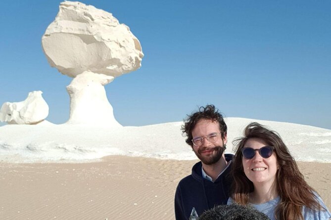 White Desert Overnight Camping Sharing Tour in Egypt - The long road to Bahariya Oasis